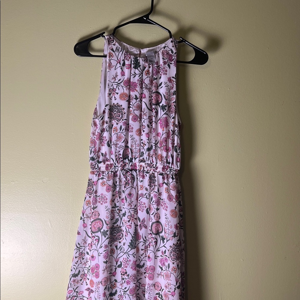 H&M Pink Floral High Low Dress - Picture 4 of 6